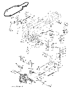 Drive Diagram and Parts List for CTH200TWIN (96061022601)(2008-09) Husqvarna Lawn Tractor