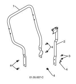 Handles-A Diagram and Parts List for 924SB (96193004500)(2009-06) Husqvarna Snow Blower