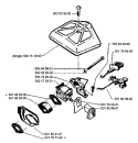Page A Diagram and Parts List for 42 1988-10 Husqvarna Chainsaw