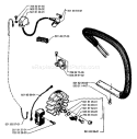 Page E Diagram and Parts List for 42 1988-10 Husqvarna Chainsaw