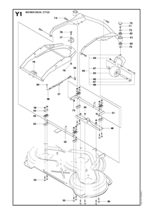 Part Location Diagram of 502642003 Husqvarna Deck Frame