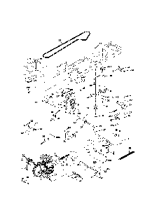 Drive Diagram and Parts List for 917279001  Husqvarna Lawn Tractor
