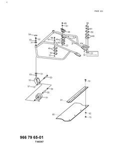 Part Location Diagram of 576684801 Husqvarna Frame