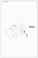 Page L Diagram and Parts List for 435 2008-05 Husqvarna Chainsaw