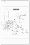 Part Location Diagram of 575260404 Husqvarna Chain Tensioner Kit