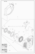 Part Location Diagram of 579425406 Husqvarna Starter Assembly