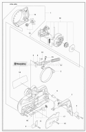 Page B Diagram and Parts List for 435E 435 E 2008-05 Husqvarna Chainsaw