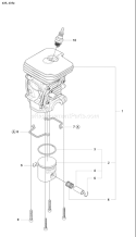 Part Location Diagram of 544405901 Husqvarna Piston Ring