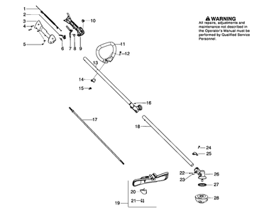128ld 2 Diagram and Parts List for 125LD 2008-11 Husqvarna Trimmer