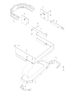 Guards 2 Diagram and Parts List for Z242F (96766570300)(2020-09) Husqvarna Lawn Mower