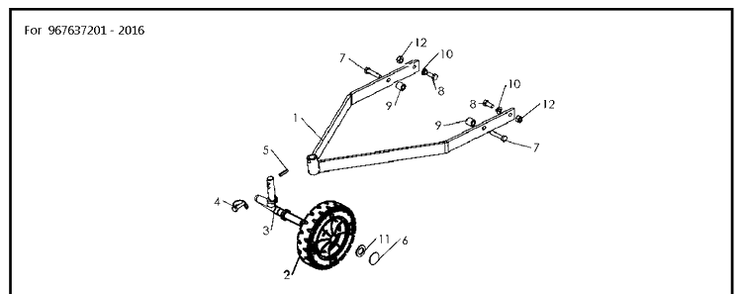 Part Location Diagram of 519653127 Husqvarna Screw