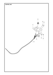 Controls Diagram and Parts List for R216TAWD2018-2021  Husqvarna Lawn Tractor