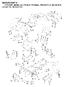 Chassis And Enclosures Diagram and Parts List for YTH2046A (954567079)(2000-11) Husqvarna Lawn Tractor