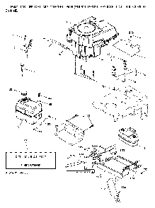 Engine Diagram and Parts List for CTH180TWIN (96061018702, 960610187)(2007-09) Husqvarna Lawn Tractor