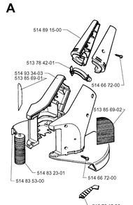 Part Location Diagram of 512761200 Husqvarna Tool