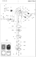 Part Location Diagram of 531215501 Husqvarna Zama C1t-el41