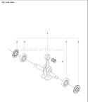 Page E Diagram and Parts List for 440E 440 E 2008-05 Husqvarna Chainsaw
