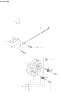 Part Location Diagram of 537245601 Husqvarna Starter Pawl