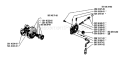 Page H Diagram and Parts List for 444 1980-02 Husqvarna Chainsaw