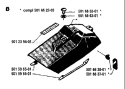 Page L Diagram and Parts List for 444 1981-03 Husqvarna Chainsaw