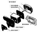 Page I Diagram and Parts List for 444 1983-01 Husqvarna Chainsaw