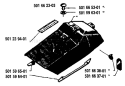 Page K Diagram and Parts List for 444 1984-01 Husqvarna Chainsaw