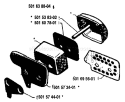 Page G Diagram and Parts List for 444 1984-01 Husqvarna Chainsaw