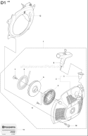 Part Location Diagram of 544377001 Husqvarna Label