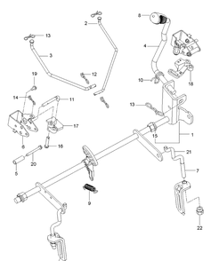 Mower Lift / Deck Lift Diagram and Parts List for Z254F (96795400100)(2018-10) Husqvarna Lawn Mower