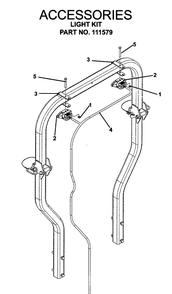 Accessories 7 Diagram and Parts List for IZ5223 (968999526)(2006-08) Husqvarna Lawn Mower