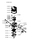 Page B Diagram and Parts List for 44 1980-04 Husqvarna Chainsaw
