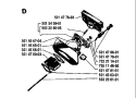 Page A Diagram and Parts List for 44 1981-02 Husqvarna Chainsaw