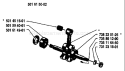 Page E Diagram and Parts List for 44 1984-01 Husqvarna Chainsaw