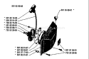 Page J Diagram and Parts List for 44 1985-11 Husqvarna Chainsaw
