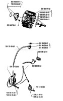Page G Diagram and Parts List for 44 1985-11 Husqvarna Chainsaw