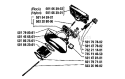 Page A Diagram and Parts List for 44 1986-05 Husqvarna Chainsaw