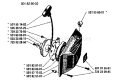 Page J Diagram and Parts List for 44 1986-05 Husqvarna Chainsaw