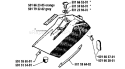 Page L Diagram and Parts List for 44 1986-05 Husqvarna Chainsaw