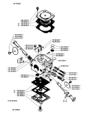 Page B Diagram and Parts List for 44 1986-05 Husqvarna Chainsaw