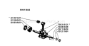 Page F Diagram and Parts List for 44 1986-05 Husqvarna Chainsaw