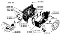 Page D Diagram and Parts List for 44 1988-08 Husqvarna Chainsaw