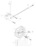 Ignition System Diagram and Parts List for 450 2010-09 Husqvarna Chainsaw
