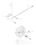 Ignition System Diagram and Parts List for 450 2011-07 Husqvarna Chainsaw
