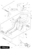 Fuel Tank Diagram and Parts List for 450 2011-07 Husqvarna Chainsaw