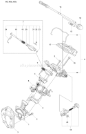 Page A Diagram and Parts List for 445 2007-03 Husqvarna Chainsaw
