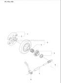 Page E Diagram and Parts List for 445 2007-03 Husqvarna Chainsaw