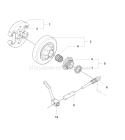 Page D Diagram and Parts List for 445 2007-09 Husqvarna Chainsaw