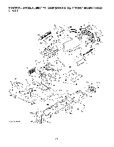 Chassis / Frame Diagram and Parts List for YTH2242T96043002102 2008-01 Husqvarna Lawn Tractor