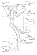 Page H Diagram and Parts List for 455 2004-10 Husqvarna Chainsaw