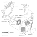 Page L Diagram and Parts List for 455 2005-01 Husqvarna Chainsaw